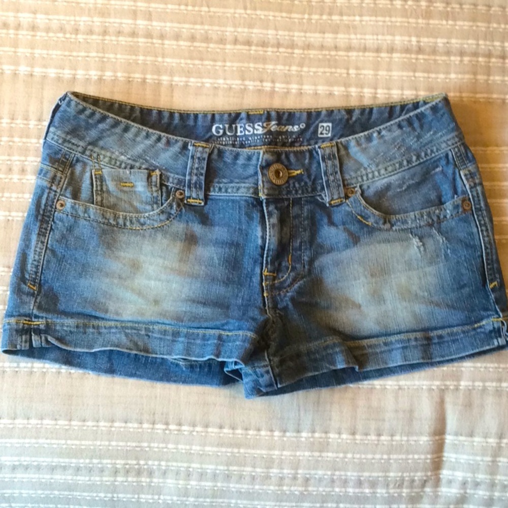 Guess Jeans, Light-wash Jean Shorts